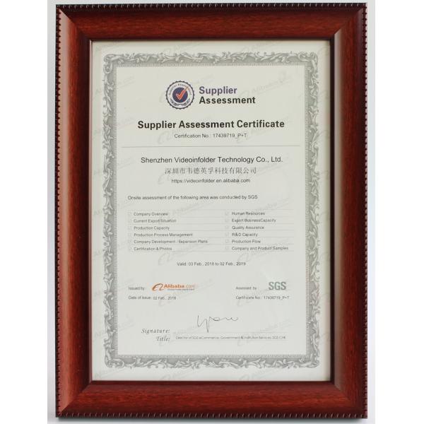 7inch IPS 1024*600 Christmas Gift TFT lcd Video Greeting Card with USB port , Customized size