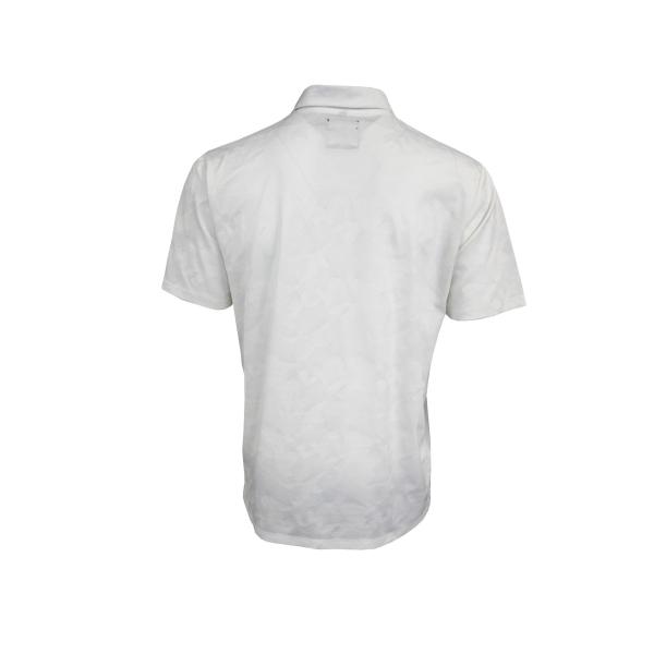 180G T Shirt 80 Cotton 20 Polyester With Irregular Woven Pattern And Mesh