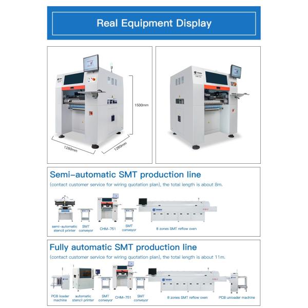 High Speed Automatic Pick And Place Machine For Mounting 18400CPH