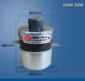 China 200K Higher frequency Piezoelectric Ultrasonic Transducer , Cleaning Piezoceramic Transducer on sale