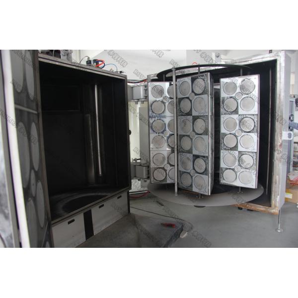 DC Magnetron Sputtering Coating Machine on Glass Mirrors , Titanium Ti Glass Mirror Vacuum Metallizing Equipment