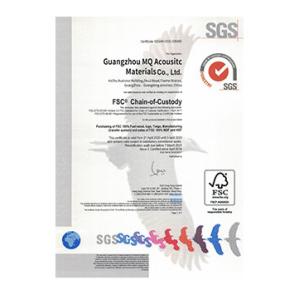 Guangzhou Mq Acoustic Materials Co., Ltd Certifications