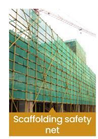 nylon/pp horizontal safety net fall protection