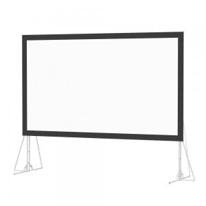 China 100 Inch Foldable Projector Screen Aluminum Housing With Wheels on sale