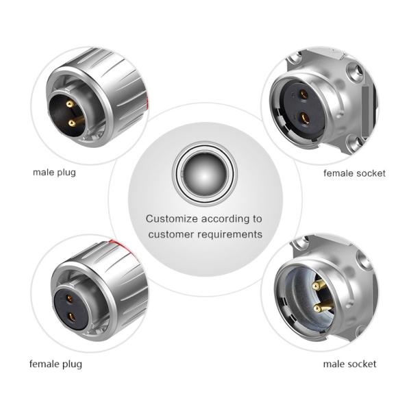 DH 20 Alloy protective materials Optional colors Connector Power IP65/IP67 Circular Mount Panel Waterproof Connector