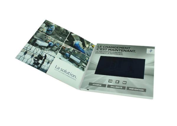 Buy UV printing brochure 4.3 inch TFT lcd video greeting card, Custom lcd video card video brochure card at wholesale prices