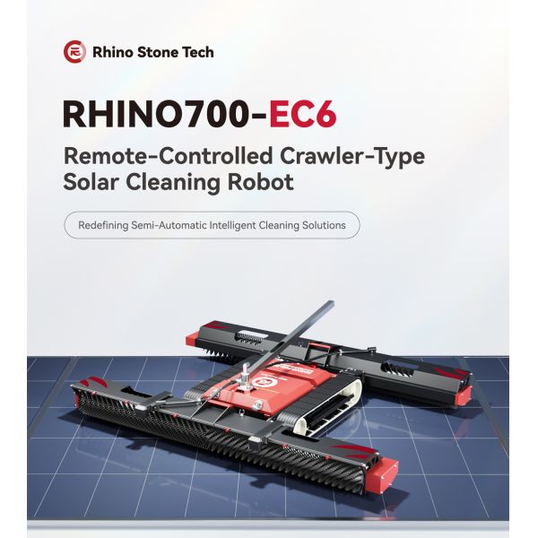 Remote Control Solar Panel Cleaning Robot for PV Power Station Maintenance Intelligent Cleaner
