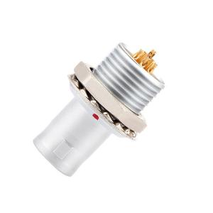 Quality Industrial solution for push-pull self-locking 8Pin T2 circular connector panel fixed plug without locking device for sale