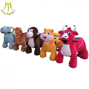 Quality Hansel amusement ride motorized stuffed animals riding  toys for kids for sale