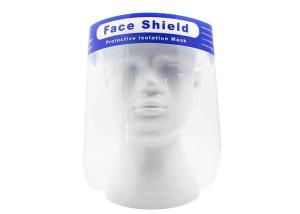 China Adjustable Full Face Protective Visor With Eye & Head Protection , Anti - Spitting Splash Face Masks With Shield on sale