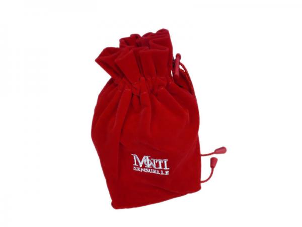 Buy Promotional Recycled MoTi Red Velet Fabric Drawsting Bags For Perfume Packing at wholesale prices