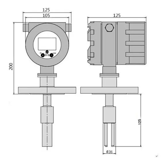 Digital Oil Milk Density Meter Tuning Fork Densimeter