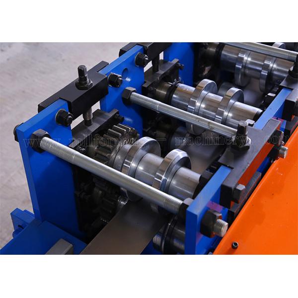Hat Purlin Roll Forming Machine Galvanized Steel PLC Control