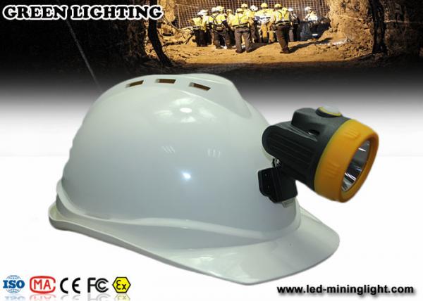 Colorful 6000 Lux anti explosive coredless hard hat headlamp 230 mA main light current