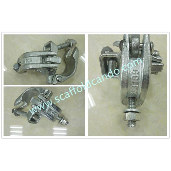 High performance Q235 drop forged scaffolding galvanized fixed double coupler BS1139 48.3mm EN74 for 48.3mm pipe