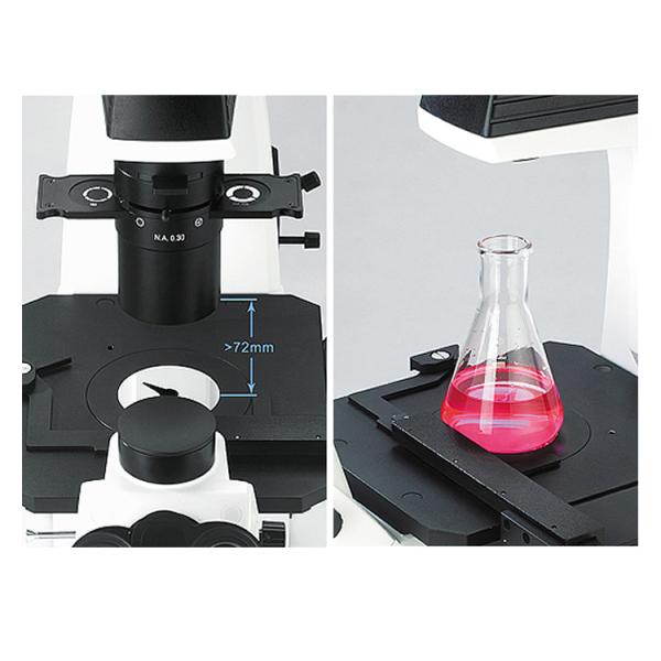 Trinocular Phase Contrast Inverted Optical Microscope OPTO-EDU A14.2603