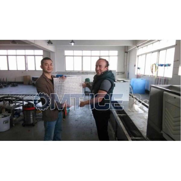 Food Processing 3 ton Tube Ice Machine High Accuracy 3000 kg Making Machine with Industrial 50/3Phase Voltage