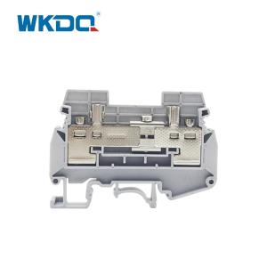 Quality JERTK/S Din Rail Screw Terminal Block 6mm2 Test Disconnect Terminal Block for sale