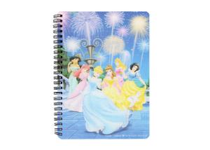 Notebook Printing Princess Hard Cover grating printing spiral bound book printing service