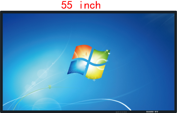 55'' Infrared LCD Touch Screen Display 350cd With Writing Tools