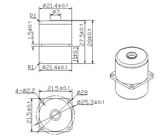 mems 2 axis IMU dual-axis MEMS gyroscope assembly integrates high-performance MEMS gyroscopes