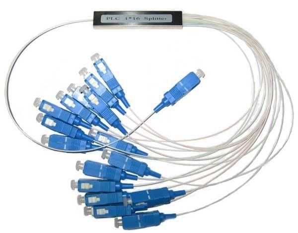 Buy Compact ABS PLC Splitter 1×16 for Passive Optical Network , Fiber Optics Coupler at wholesale prices