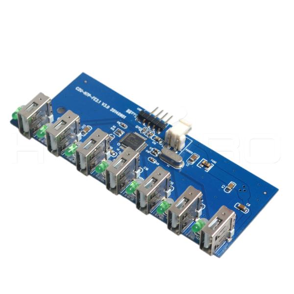 FR4 Rigid SMT PCB Assembly Service Components Sourcing White Silkprint