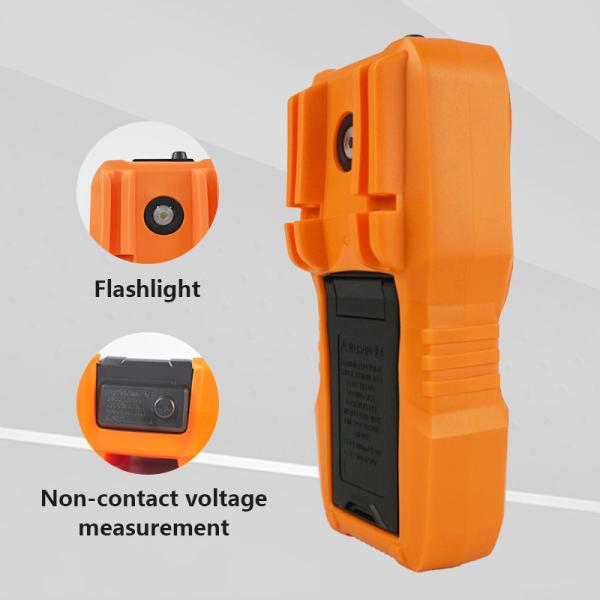 Flash Light NCV Digital Multimeter 4000 Counts Display 600V AC DC Voltage Measurement