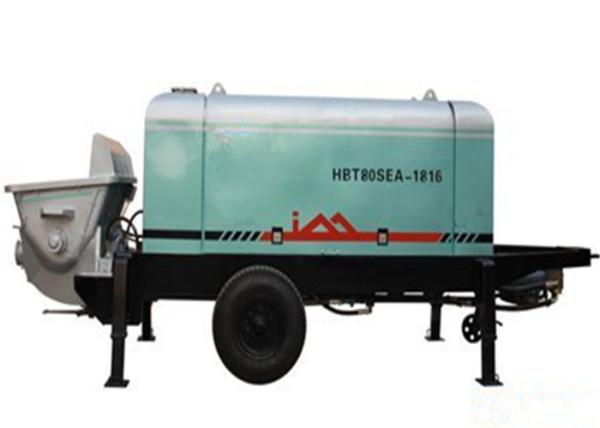 Buy 80m3 / h Ready Mixing Electric Hydraulic Concrete Pump  With Intelligent Power Control System at wholesale prices