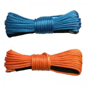 China UHMWPE Pulling Winch Rope Leash with High Tensile Strength and Required Capacity on sale