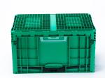 Blue Folding Container Collapsible Plastic Crate for Versatile Storage Solutions