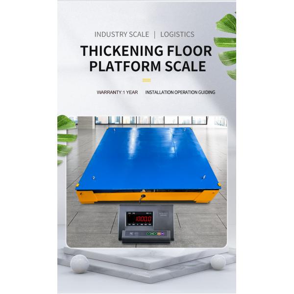 Truck Scale 1.5*1.5 m 3 Ton Platform Weighing Floor Scale with Load Cell Weighing Instrument and Battery Power Supply