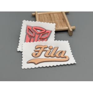 Personalized Embossed Cloth Patches Uniform Custom Shape Design