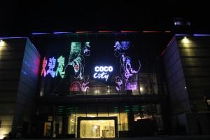 China Facade Lighting Media Facade Transparent Led Mesh Screen Pixel Led Display With Led Pixel Dot on sale