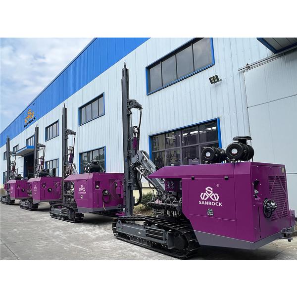 Crawler Drilling Rig Lifting Force 25KN Hydraulic DTH Drilling Rig Mining Down The Hole Drilling Machine