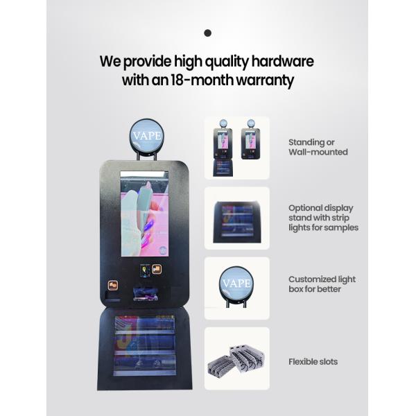32-Inch Touchscreen Lightbox Promotion ID Verifier Vending Machine For Nic