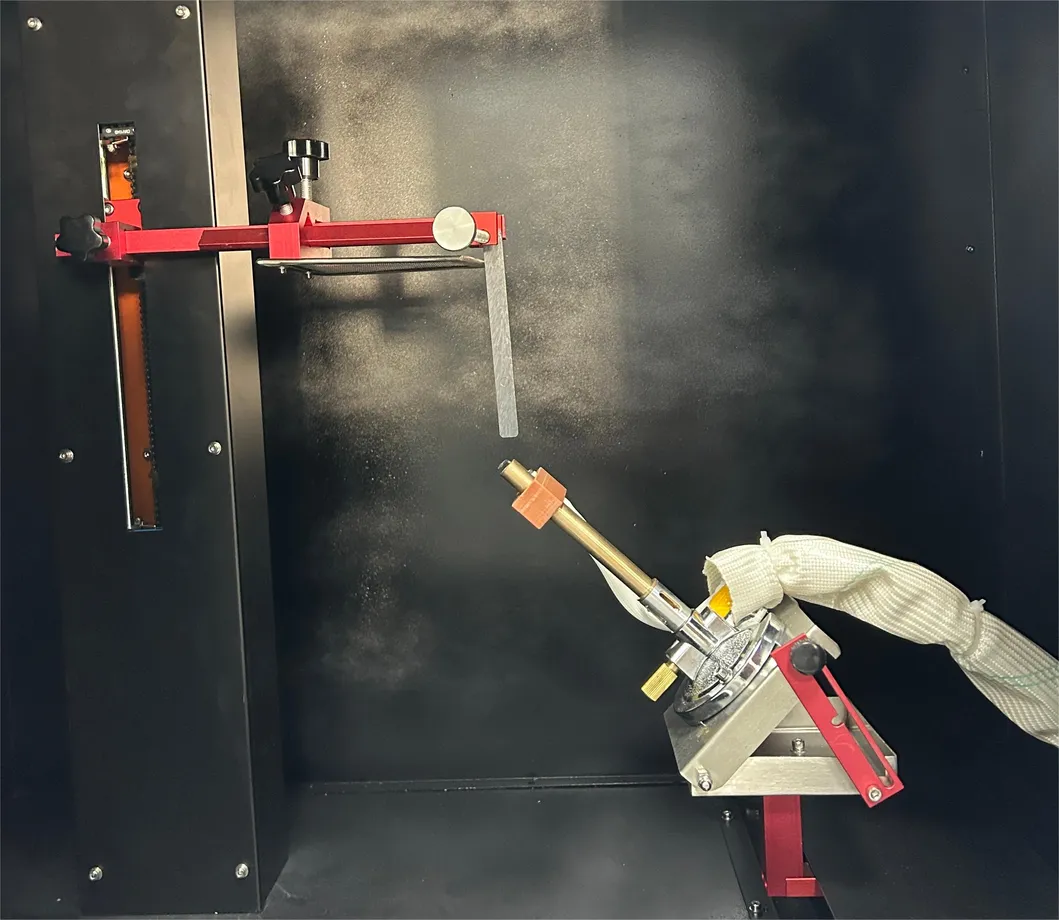 Laboratory UL94 Flame Test Apparatus Combustion Chamber Tester For Plastic