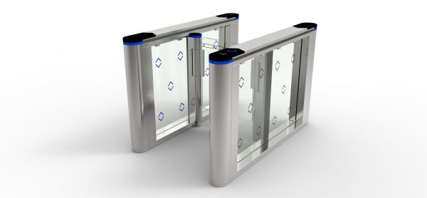 Buy 600mm Pass Width Swing Barrier Turnstile Gate Automatic Swipe Card Access Control at wholesale prices