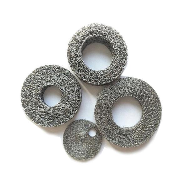 Truck Filtering Knitted Mesh Filter SS304 1L 40mm 50mm 60mm 80mm Muffler Damping Washer