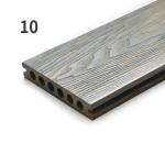 Low Maintenance 3D Composite Decking Waterproof WPC Hollow Decking Panel
