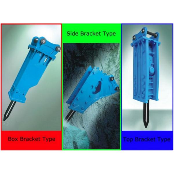 Excavator Breaker Efficient Division Drilling Rig Machine For Rock Spliting , Quarrying Broken