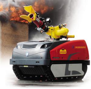 China RXR-M180D 2560MM Robotic Fire Fighting Vehicle Fire Extinguisher Robot on sale
