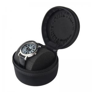 Quality Mutispandex EVA Mens Watch Jewelry Box Velvet Lining Black Color for sale