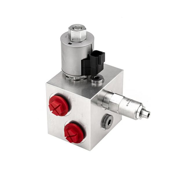 Aluminum Hydraulic Valve Block Solenoid Valve 12V CNC Processing Service