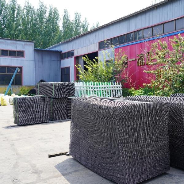 Silver Galvanized/PVC Coated Gabion Baskets Welded Gabion Boxes 100*100*50 Aperture