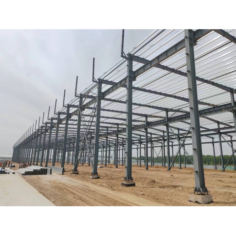 Prefabricated Light Steel Structure Industrial Warehouse For Storage