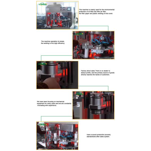 Rotary ECO Filter Machine Full Auto Heat Metal Plating Machine