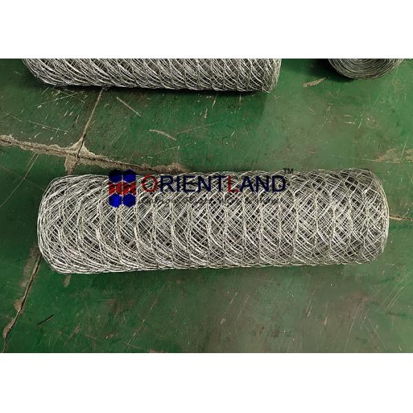 80×100mm Double Twisted Gabion Mesh Sheets Rolls