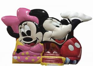 China Classic disney cartoon mickey inflatable jump house fun PVC inflatable mickey castle bouncy commercial inflatable bounce on sale