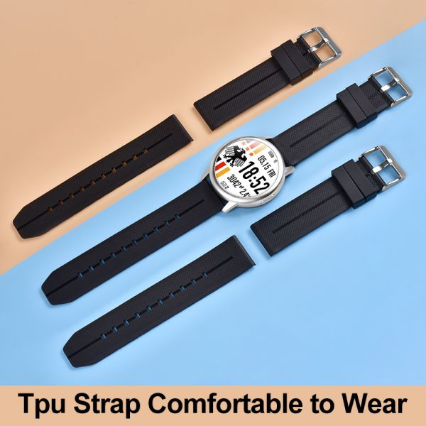 22mm Quick-Release TPU Watch Strap